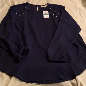 Long sleeve blouse